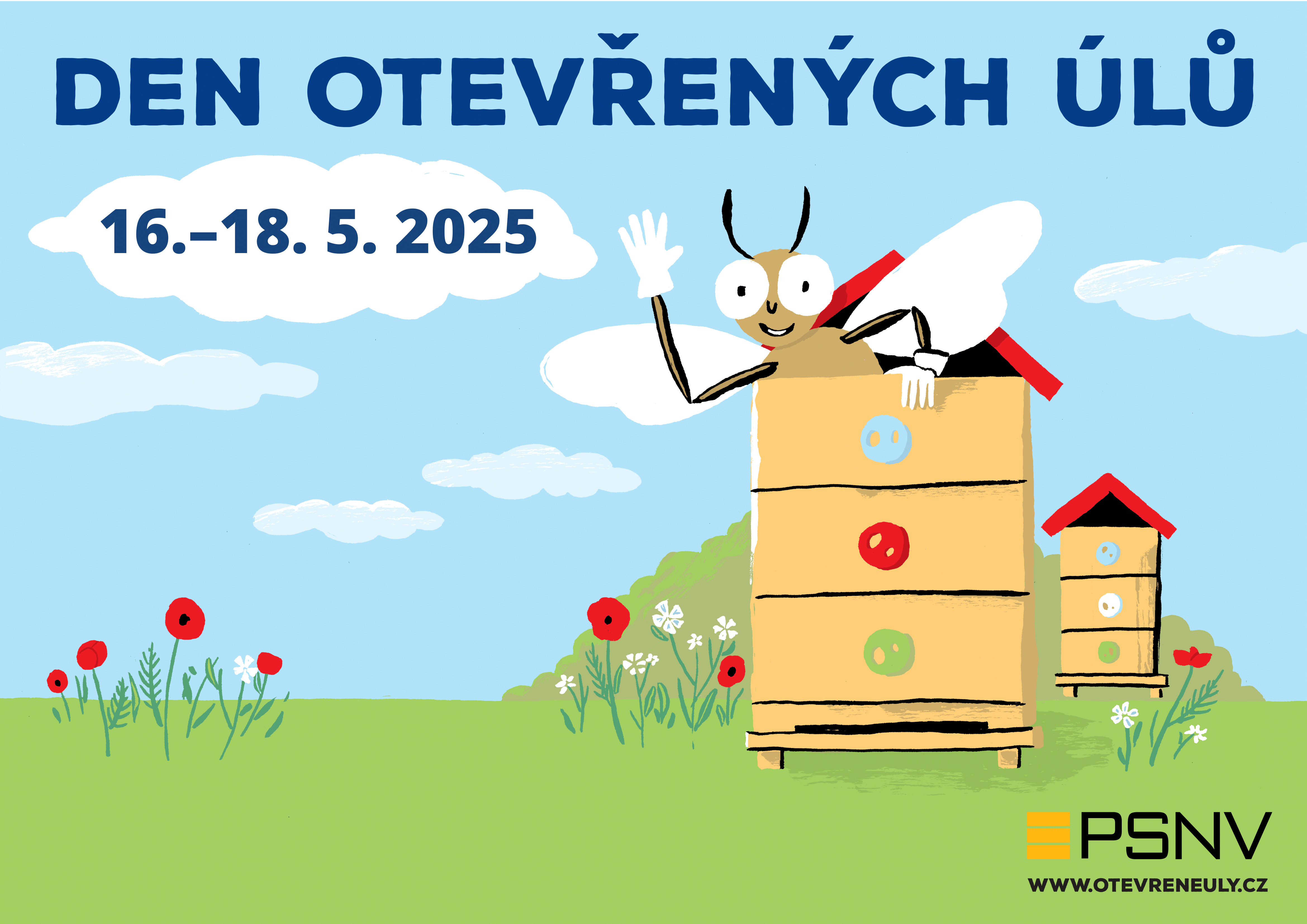 Přihláška ke dni otevřených úlů [zde](https://www.psnv.cz/stranka/den-otevrenych-ulu/)